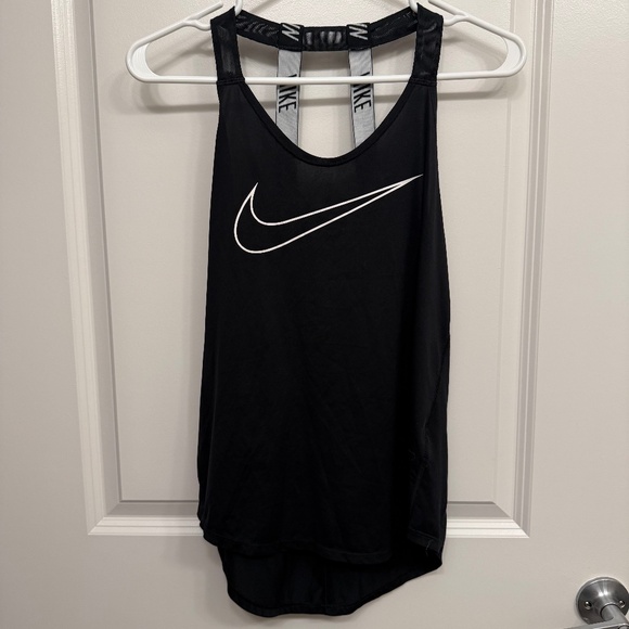 Women's Nike Running Athletic Tank Top Dri Fit S Small Black - Picture 1 of 4